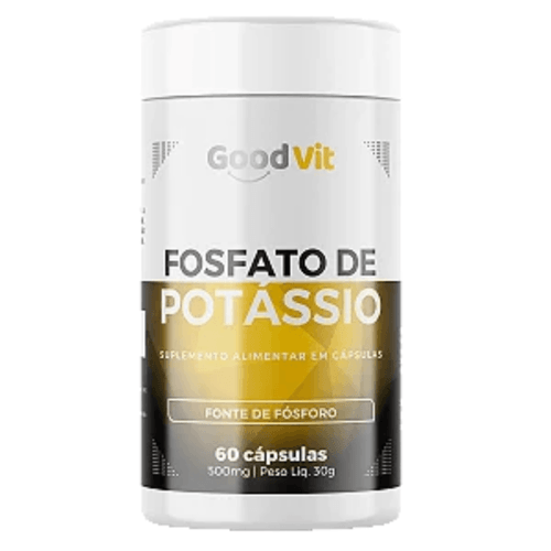 Fosfato de Potássio C/60 Cápsulas - Good Vit Fosfato de Potássio C/60 Cápsulas - Good Vit
