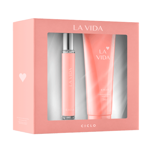 Kit Ciclo La Vida Feminino - Deo Colônia 30ml + Hidratante Corporal 240ml Kit