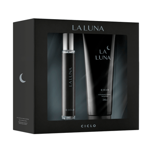Kit Ciclo La Luna Feminino - Deo Colônia 30Ml + Hidratante Corporal 240Ml