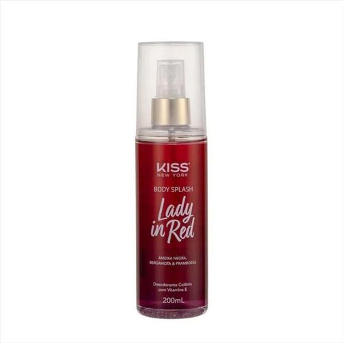 Kiss NY Body Splash Lady In Red 200ml