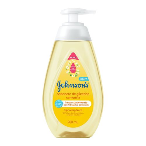 Sabonete Líquido Johnson's Baby Glicerina Camomila 200Ml