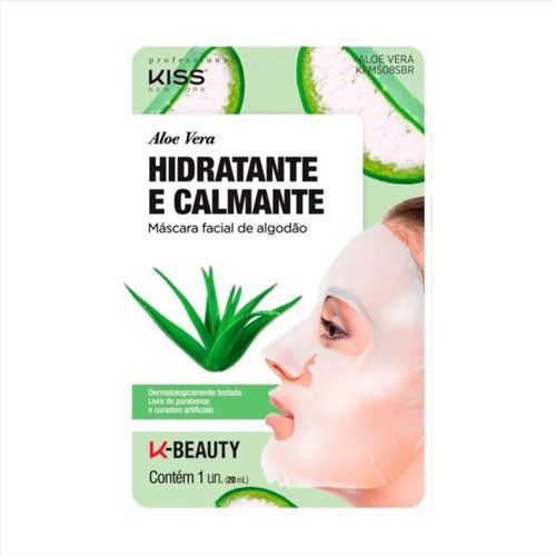 Kiss NY Máscara Facial de Aloe Vera KFMS08SBR