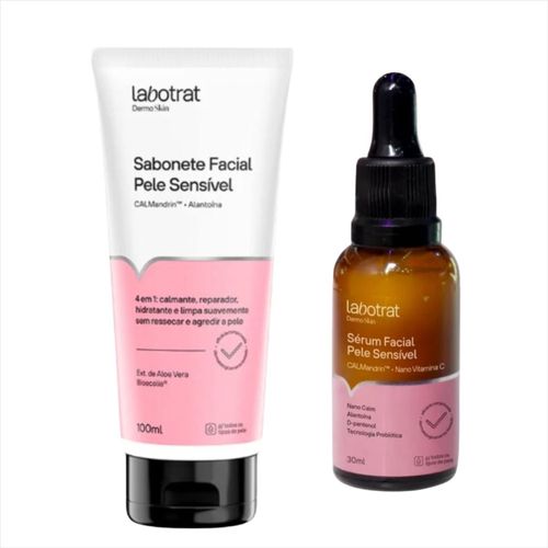 Kit Labotrat Facial Pele Sensível Sérum 30ml+Sabonete 100ml Kit Labotrat Facial Pele Sensível Sérum 30ml+Sabonete 100ml