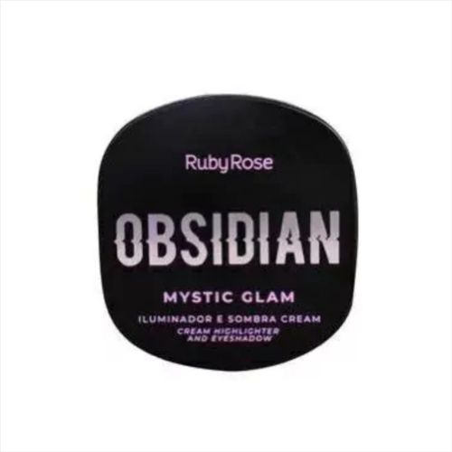 Ruby Rose Iluminador e Sombra Mystic Glam Obsidian HB2600 4,5g quartz