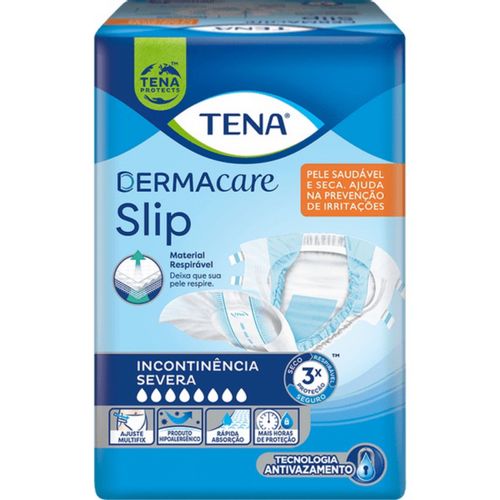 Fralda geriátrica Tena Dermacare Slip tam. G com 8 unidades Fralda geriátrica Tena Dermacare Slip tam. G com 8 unidades
