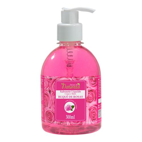 Kit c/9 Aromatica Sabonete Líquido S.Natureza Buque Rosas Kit c/9 Aromatica Sabonete Líquido S.Natureza Buque Rosas