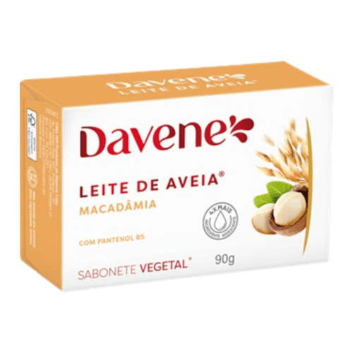 Kit c/9 Davene Sabonete Leite De Aveia Macadamia 90g Kit c/9 Davene Sabonete Leite De Aveia Macadamia 90g