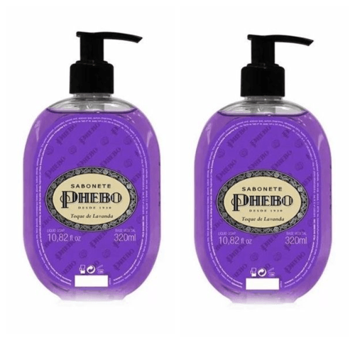 Kit c/2 Sabonetes Liquido Phebo Odor De Rosas 320ml Toque De Lavanda Kit c/2 Sabonetes Liquido Phebo Odor De Rosas 320ml Toque De Lavanda