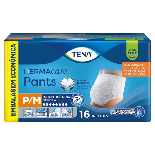 Kit 4 Fraldas Adulto Tena Pants Dermacare P/M 16 Unidades cada Kit 4 Fraldas Adulto Tena Pants Dermacare P/M 16 Unidades cada