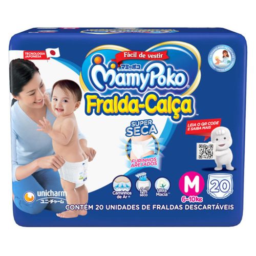 Kit 2 Fraldas Calça Mamypoko M 20 Unidades cada