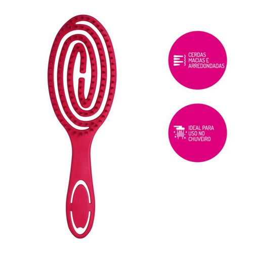 Escova Ricca Shower Flex Rosa