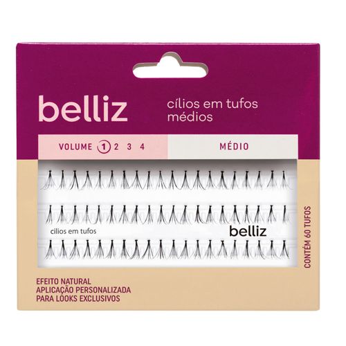 Belliz Cilios Belliz Tufos Médios Ref. 524 Belliz Cilios Belliz Tufos Médios Ref. 524