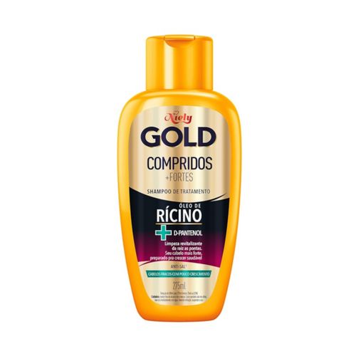 Shampoo Niely Gold Compridos + Fortes 275ml