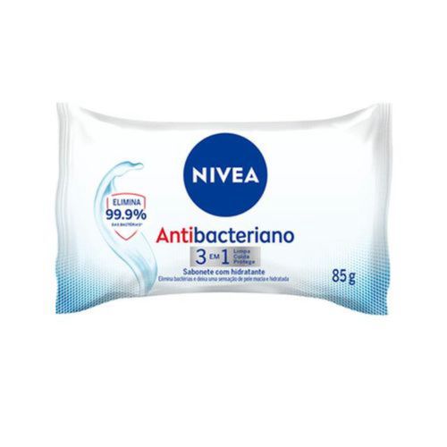 Sabonete Barra Nivea Antibacteriano 3 Em 1 - 85g Sabonete Barra Nivea Antibacteriano 3 Em 1 - 85g
