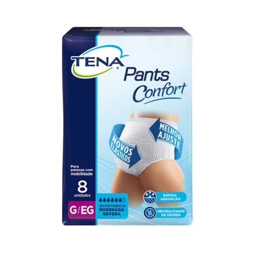 Roupa Íntima Tena Pants Confort G/EG 8 unidades