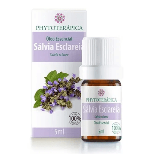 Óleo Essencial Sálvia Esclareia Phytoterápica 5ml Óleo Essencial Sálvia Esclareia Phytoterápica 5ml