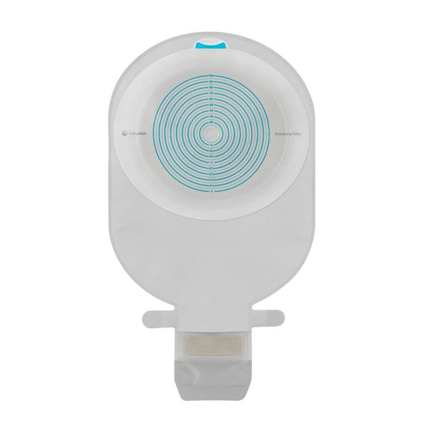 Kit SenSura Mio Max 1 Peça Drenável Cinza Recortável 10-100mm - 30 Unidades