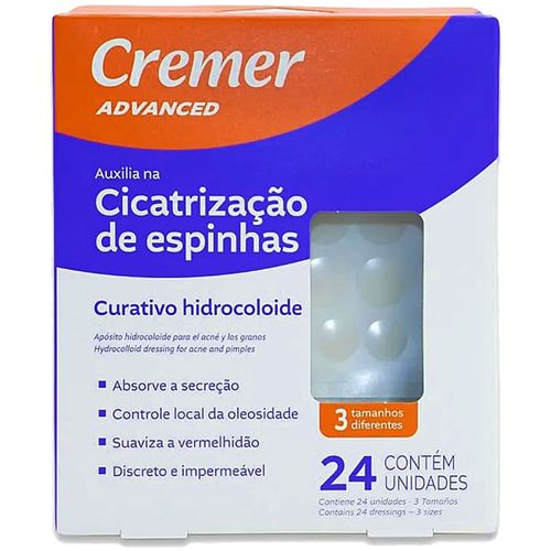 Curativos Hidrocoloide Para Acnes e Espinhas 24 unidades Curativos Hidrocoloide Para Acnes e Espinhas 24 unidades