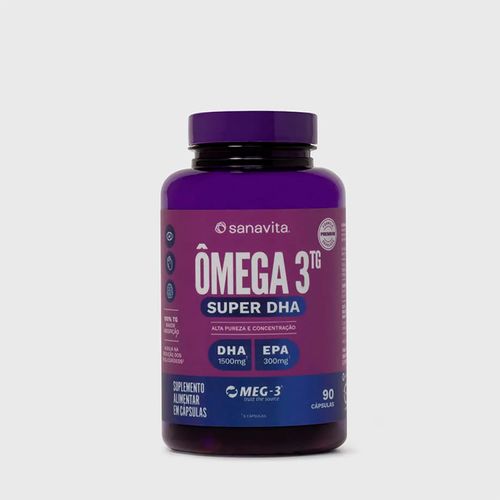 Omega 3TG Super DHA 1500mg Concentrado 90 Capsulas Sanavita Omega 3TG Super DHA 1500mg Concentrado 90 Capsulas Sanavita