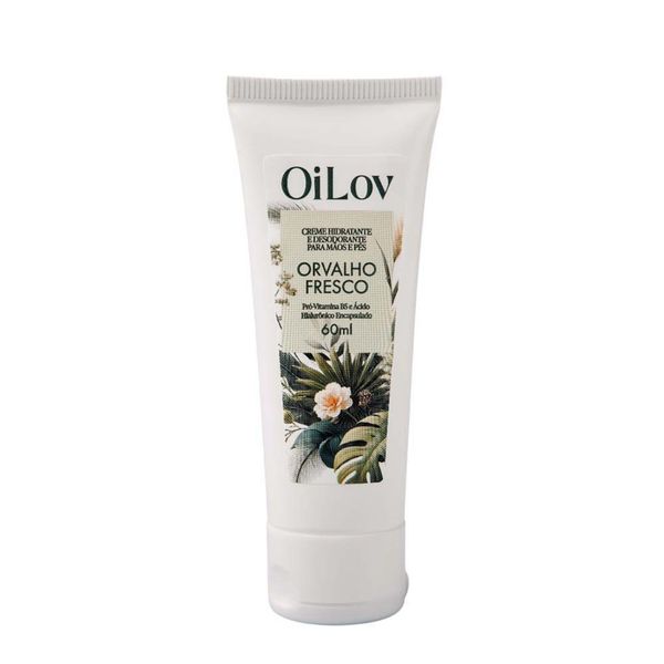 Creme Mãos e Pés Orvalho Fresco OiLov 60ml 13cm sem cor