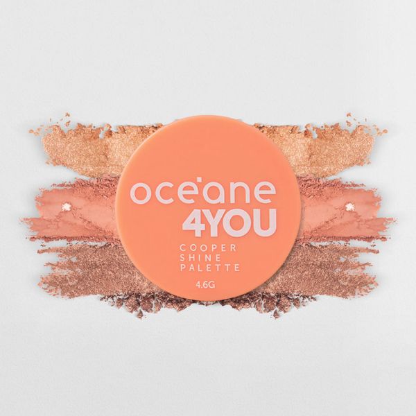 Trio de Sombras - Cooper Shine Palette 4you 4,6g Não