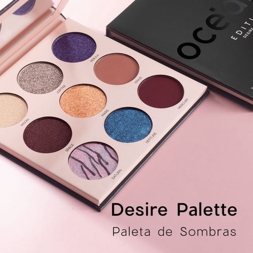 Paleta de Sombras - Desire Palette Océane Edition 25g Não Paleta de Sombras - Desire Palette Océane Edition 25g Não