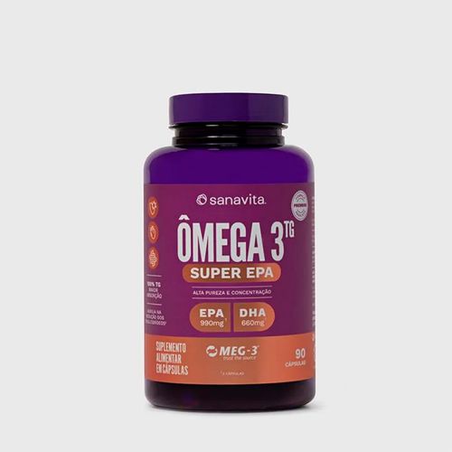 Omega 3TG Super EPA Concentrado 90 Capsulas Sanavita Omega 3TG Super EPA Concentrado 90 Capsulas Sanavita
