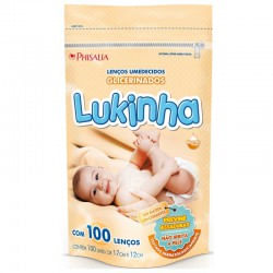 Lenço Umedecido Lukinha Neutro Refil 100 Unidades