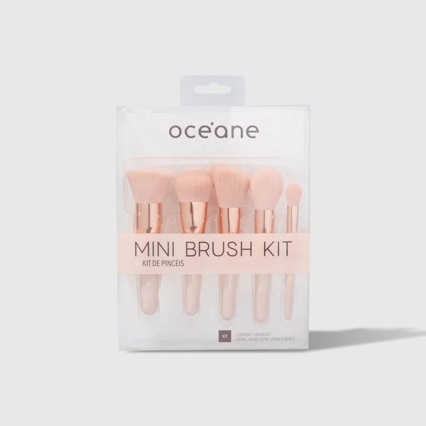 Mini Kit com 5 Pincéis - Mini Brush Kit Sim
