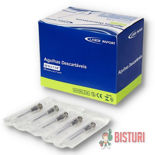 Agulha Hipodérmica Solidor - 30x0,7mm - unidade Agulha Hipodérmica Solidor - 30x0,7mm - unidade