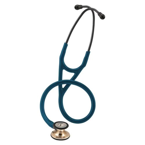 Estetoscópio Littmann Cardiology IV - Azul Caribe com Champanhe Espelhado 6190 Estetoscópio Littmann Cardiology IV - Azul Caribe com Champanhe Espelhado 6190