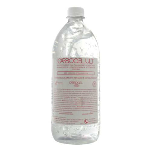 Gel para Ultrassom, Ecógrafos e Dopplers Carbogel ULT® - 1 kg Gel para Ultrassom, Ecógrafos e Dopplers Carbogel ULT® - 1 kg