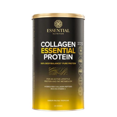 Collagen Protein Frutas Tropicais Essential Nutrition 427,5g Collagen Protein Frutas Tropicais Essential Nutrition 427,5g