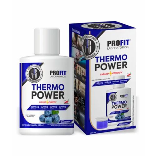 Termogênico Liquido Thermo Power 480ml Blueberry Profit