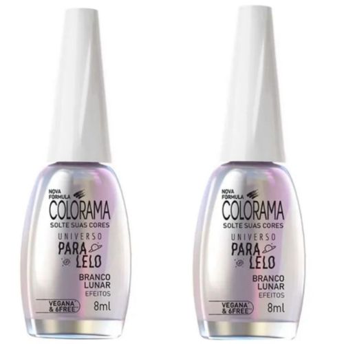 Kit c/2 Unidades de Esmalte Colorama Universo ParaLelo Branco Lunar Kit c/2 Unidades de Esmalte Colorama Universo ParaLelo Branco Lunar