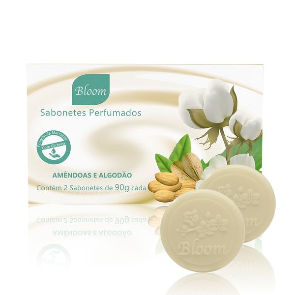 Sabonete Bloom Amêndoas Algodão Aromática