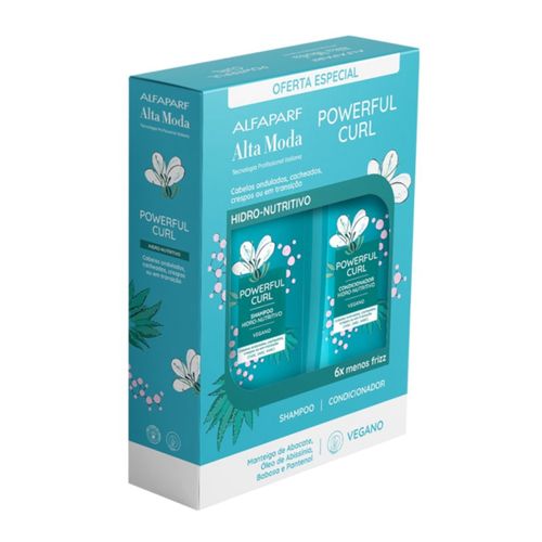 Shampoo + Condicionador Alta Moda 300ml + 300ml Powerful Curl
