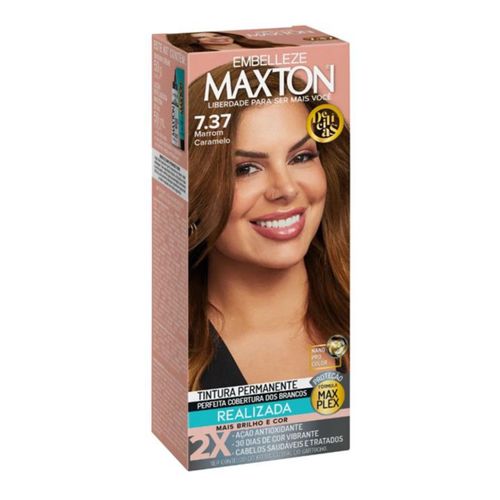 Tintura Permanente Maxton 7.37 Marron Caramelo Tintura Permanente Maxton 7.37 Marron Caramelo