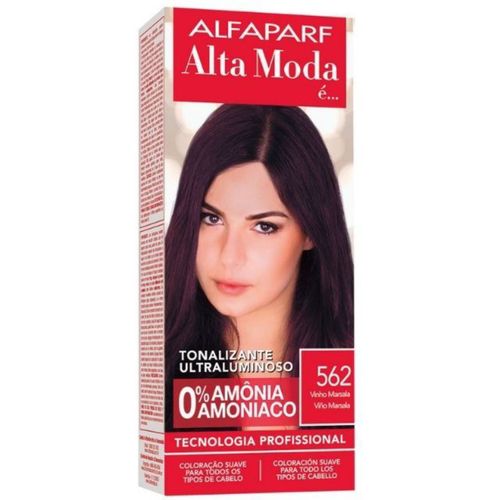 Tintura Alta Moda Tonalizante 5.62 Vinho Marsala 120g