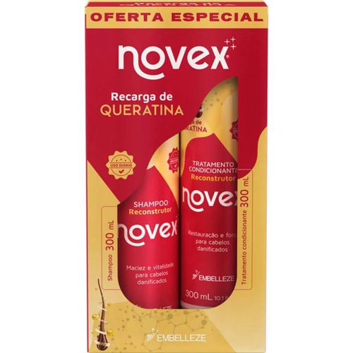 Shampoo + Condicionador Novex 300ml Recarga De Queratina Shampoo + Condicionador Novex 300ml Recarga De Queratina