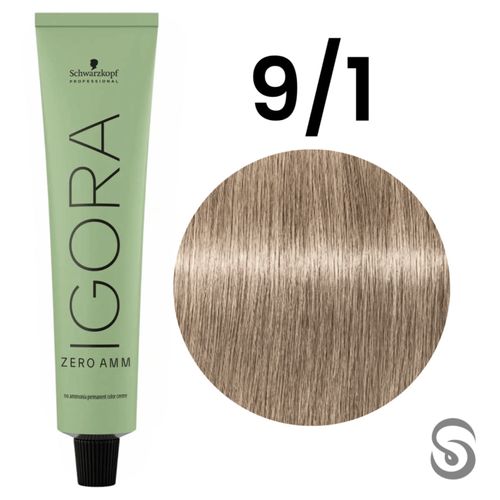 Tinta Igora Zero Amm Schwarzkopf 9.1 Tinta Igora Zero Amm Schwarzkopf 9.1