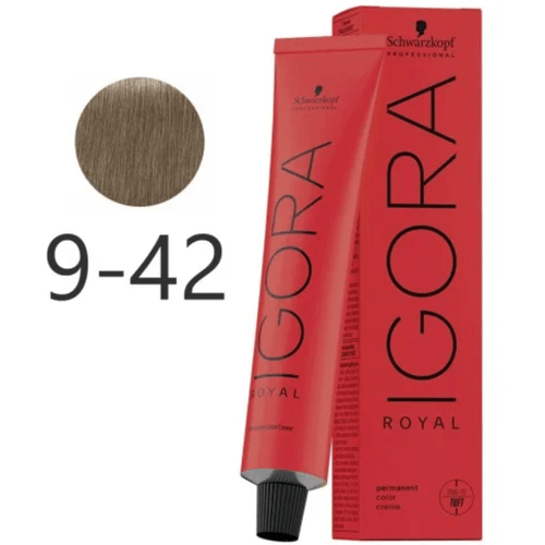 Schwarzkopf Royal Naturais 9-42 Louro Extra Claro Bege Fumê 60g