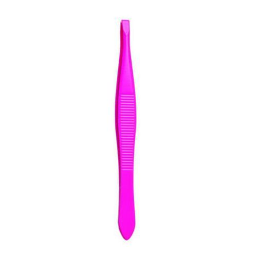 Pinça Inox Neon Ponta Reta Ricca Pinça Inox Neon Ponta Reta Ricca