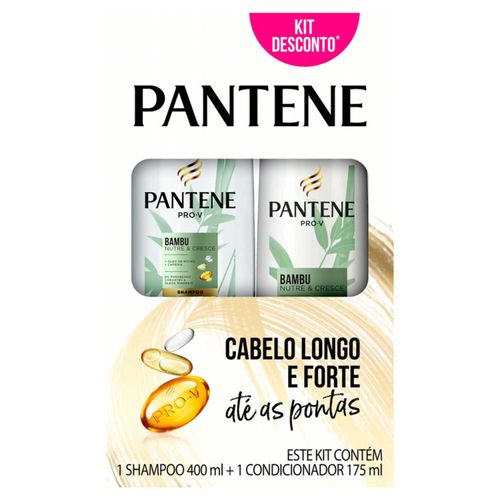 Kit Pantene Shampoo Bambu 400ml + Condicionador Bambu 175ml Kit Pantene Shampoo Bambu 400ml + Condicionador Bambu 175ml