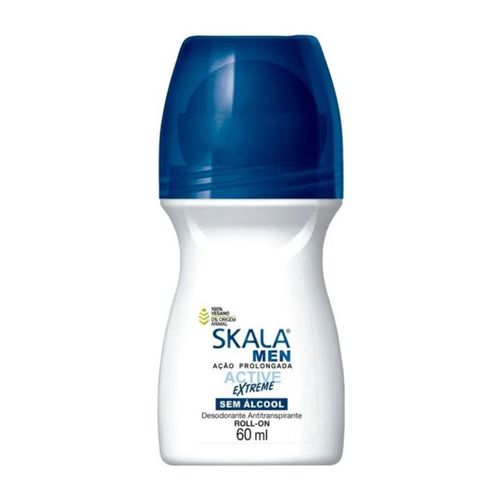 Desodorante Rollon Skala 60ml For Men Active Extreme Desodorante Rollon Skala 60ml For Men Active Extreme