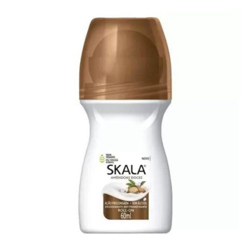 Desodorante Rollon Skala 60ml Amêndoas Doces Desodorante Rollon Skala 60ml Amêndoas Doces