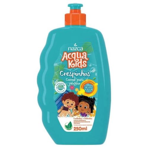 Creme Papa Pentear Infantil Acqua Kids 250g Crespinhos