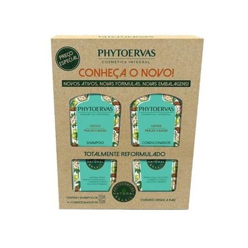 Shampoo 250ml + Condicionador 250ml Phytoervas Cachos