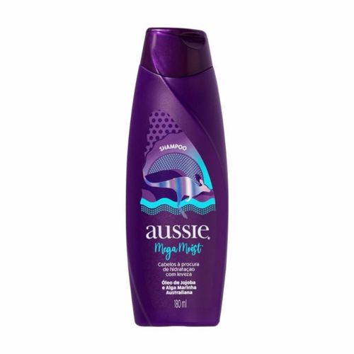 Shampoo Mega Moist Aussie Simples 180ml Shampoo Mega Moist Aussie Simples 180ml