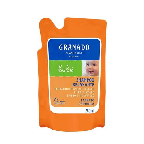 Shampoo Infantil Granado Bebê Refil 250ml Camomila